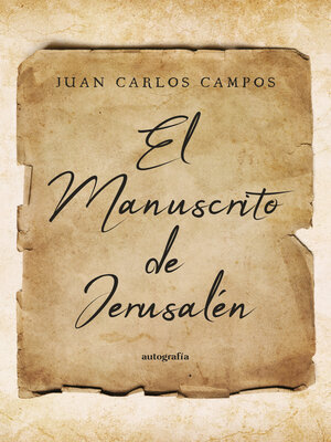 cover image of El Manuscrito de Jerusalén